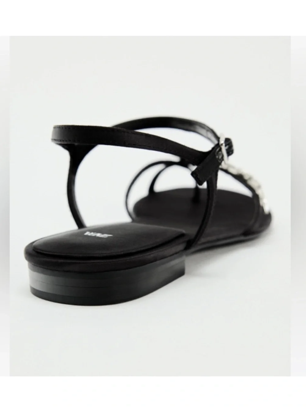 ZARA EMBELLISHED FLAT SANDALS - Picture 7 of 7